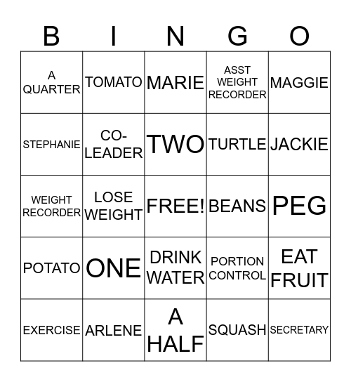 TOPS NY 0625 Bingo Card