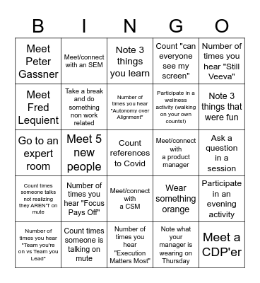 FKO 2022 Bingo Card