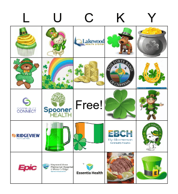 St. Patrick's Day CC Site Bingo Card