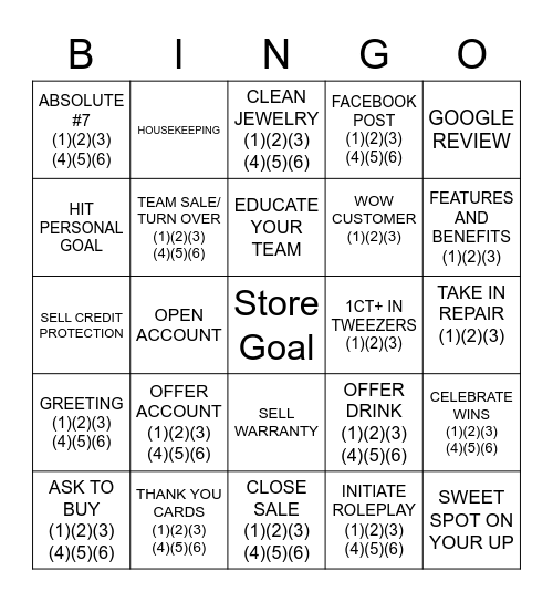 Jensen's Holy Grail Challenge Bingo Card