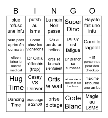 Bingo LSMS Bingo Card