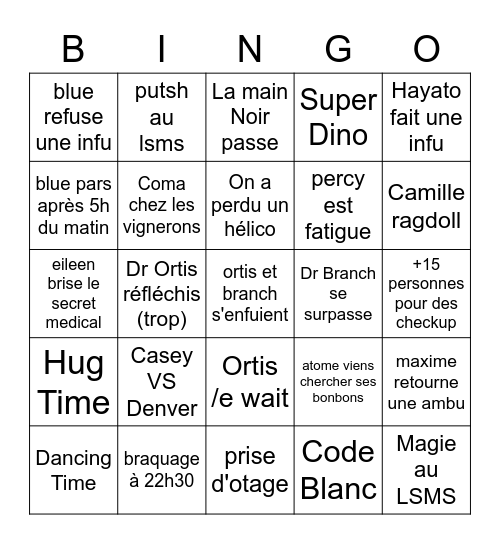 Bingo LSMS Bingo Card