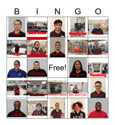 Burlington OBT New Friends and old ones Bingo Card