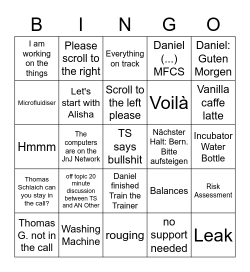 Leankit Bingo v2.0 Bingo Card