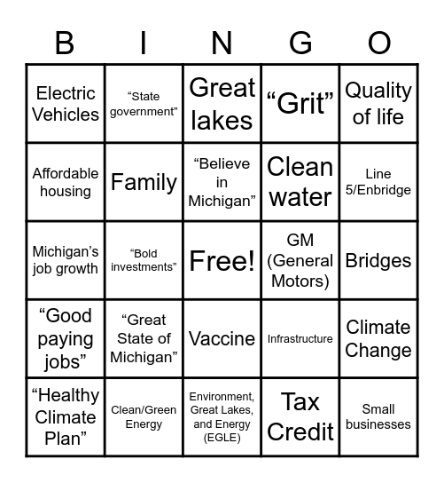 2022 SOTS Bingo Card