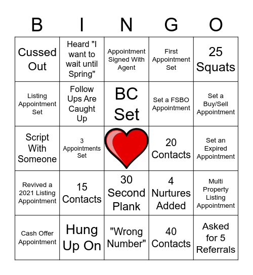 ISA BINGO Card