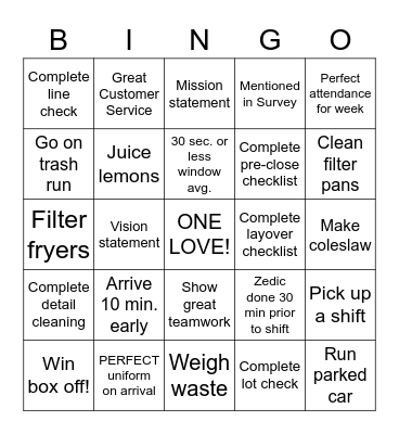 C659 BINGO #3 Bingo Card