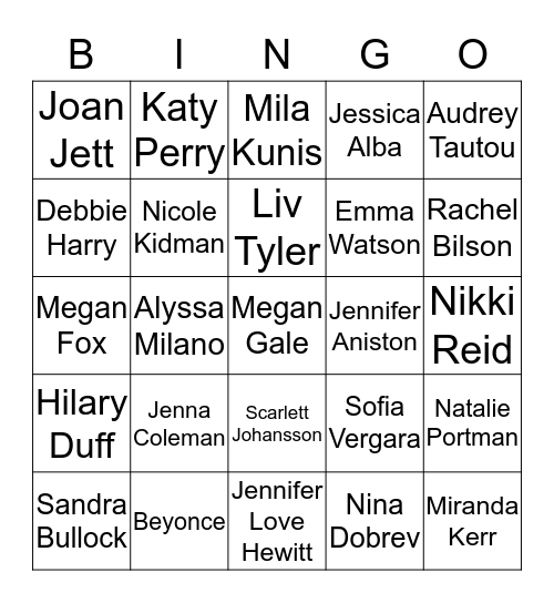 Babes Bingo Card