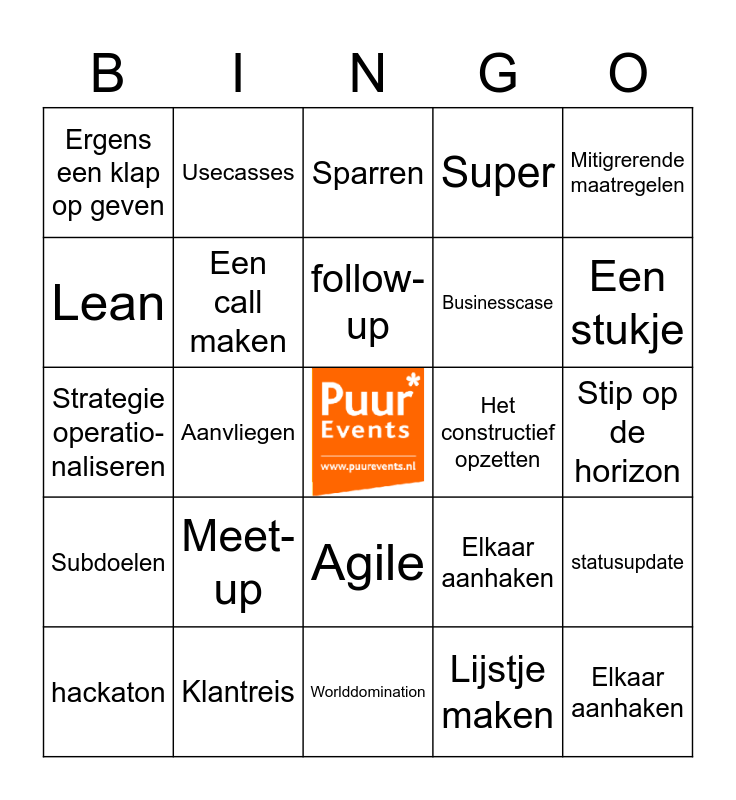 DE VM BINGO Card