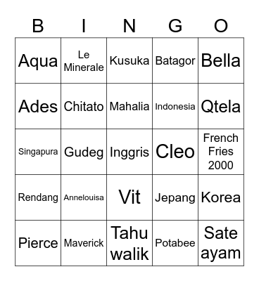 Eskelio Bingo Card