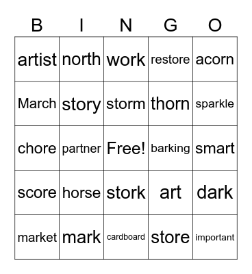 3.14 Bingo Card