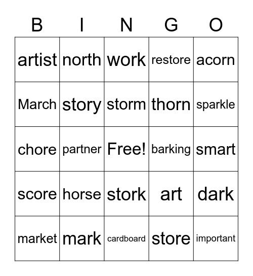 3.14 Bingo Card