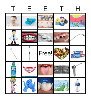 Dental Bingo Card