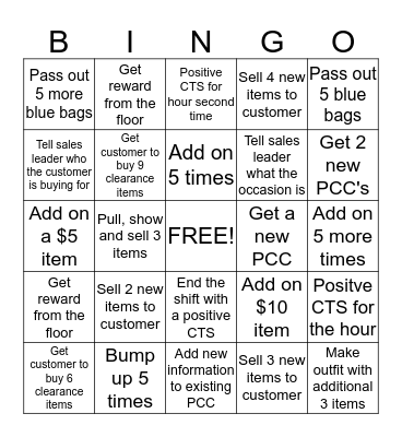 Fourth of July Bingo Card