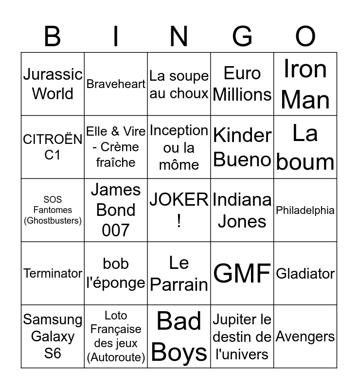 QUIZBINGO SIPAT 2022 Bingo Card