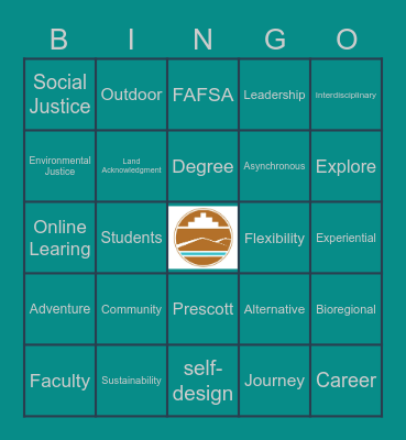 Prescott College Bingo Card