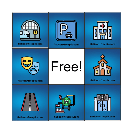 Město (L1-9) Bingo Card