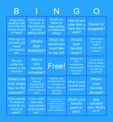 BINGO BONANZA Bingo Card