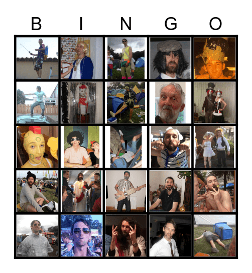 Tranny  Pirate Bingo Card