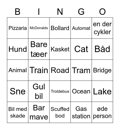 Geoguess Bingo Card