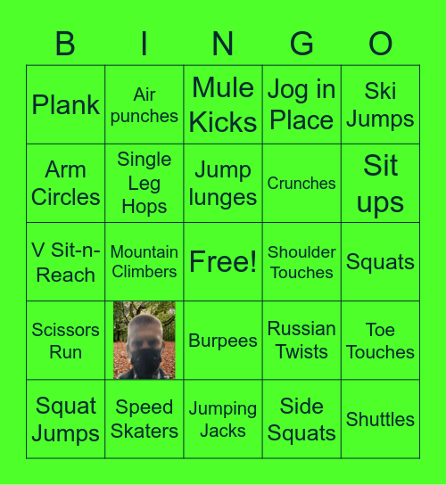 FUN FITNESS Bingo Card