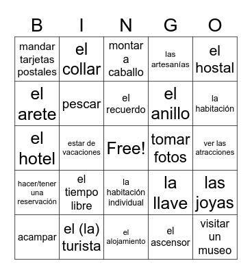 Uni.1Lec.2-BINGO Card