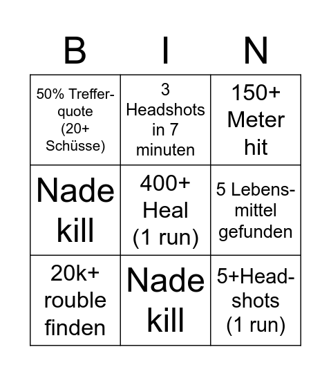 EFT BINGO Card