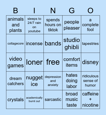M A R G A U X Bingo Card