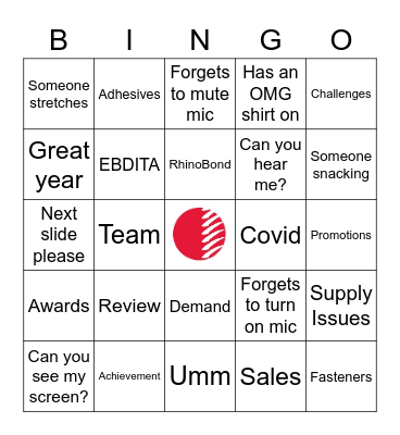 OMG Bingo Card