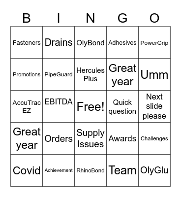 Sandy Gardner's Bingo Card Bingo Card