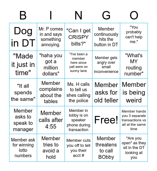 AnNoYiNg ThInGs ThEy Do Bingo Card