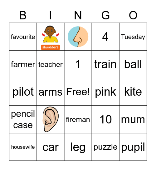 Test themselves Bingo Card