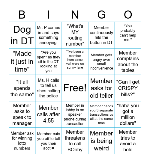 AnNoYiNg ThInGs ThEy Do Bingo Card