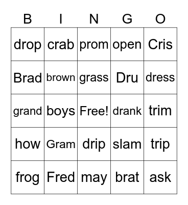 The Boys Club Bingo Card
