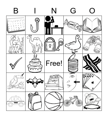 /K/ SOUND BINGO Card