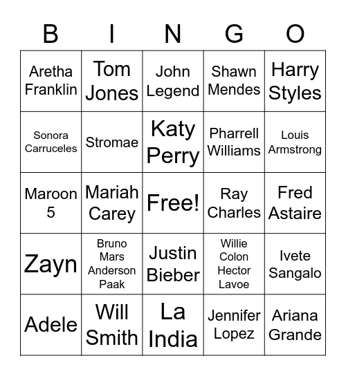 Bingo Nel 28 Januari 2022 Bingo Card