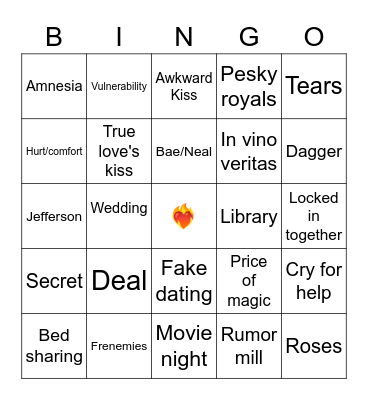 Rumbelle BINGO Card