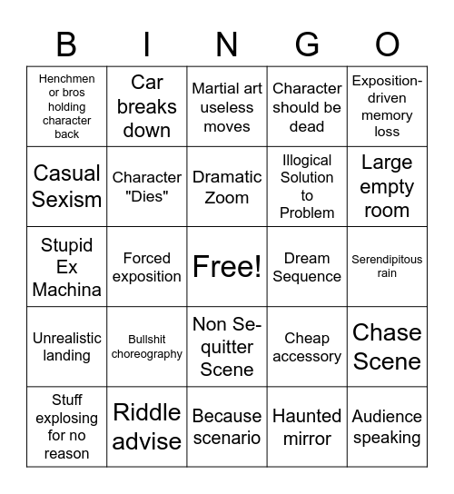 Matrix 4 Bingo Card