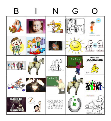 Avoir/Faire Expressions Bingo Card