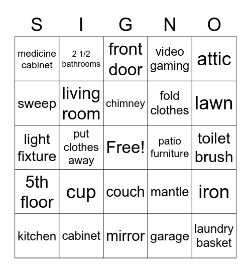 TWA - Unit 9 Bingo Card