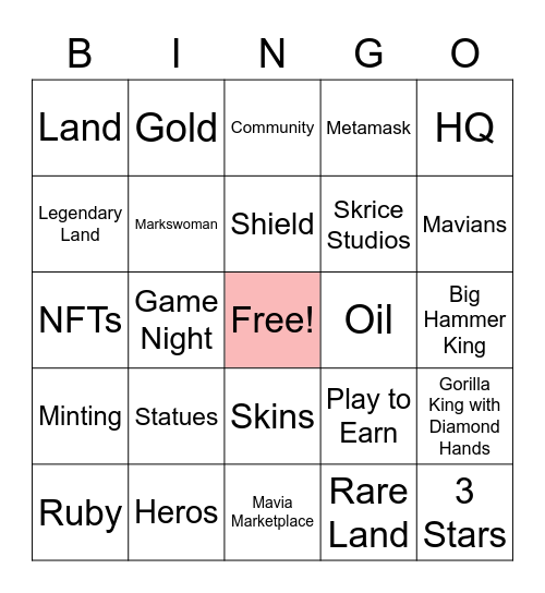 Panda08 Bingo Card