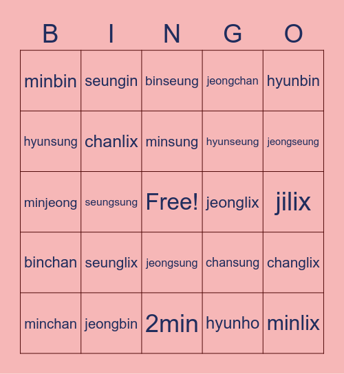 2 KIDS ROOM BINGO - anne attempt Bingo Card