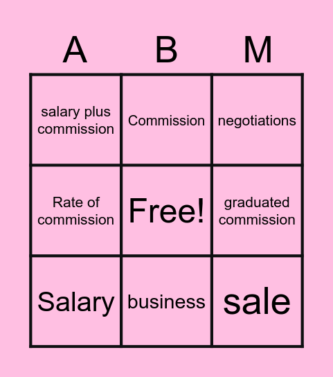 Jacy's Cutest Bingo Card