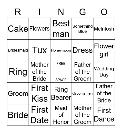 Engagement Bingo Card