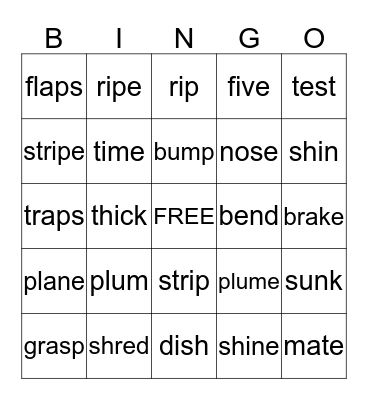 Jackson Bingo Card