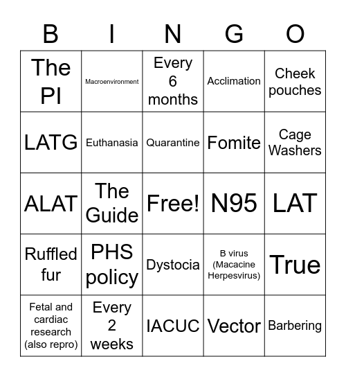 Tech Week Trivia Bingo! Bingo Card
