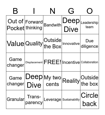 5-Headed Monster Bingo Card