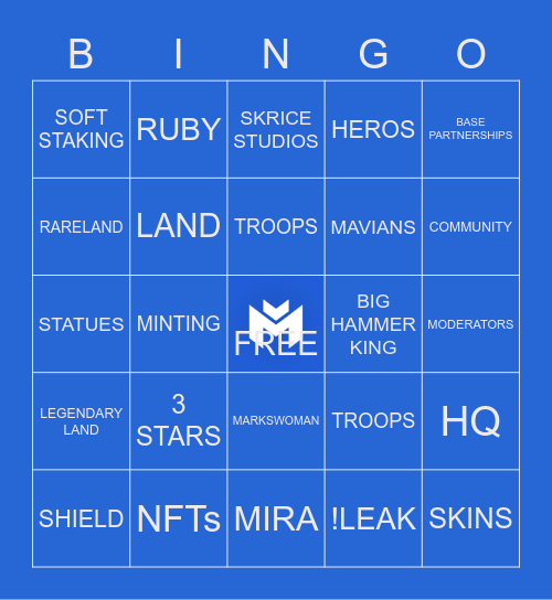 VASKO#6710 - MAVIA Bingo Card