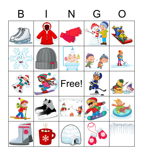 Winter Fun! Bingo Card