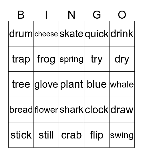 Peyton Green's Bingo Card Bingo Card